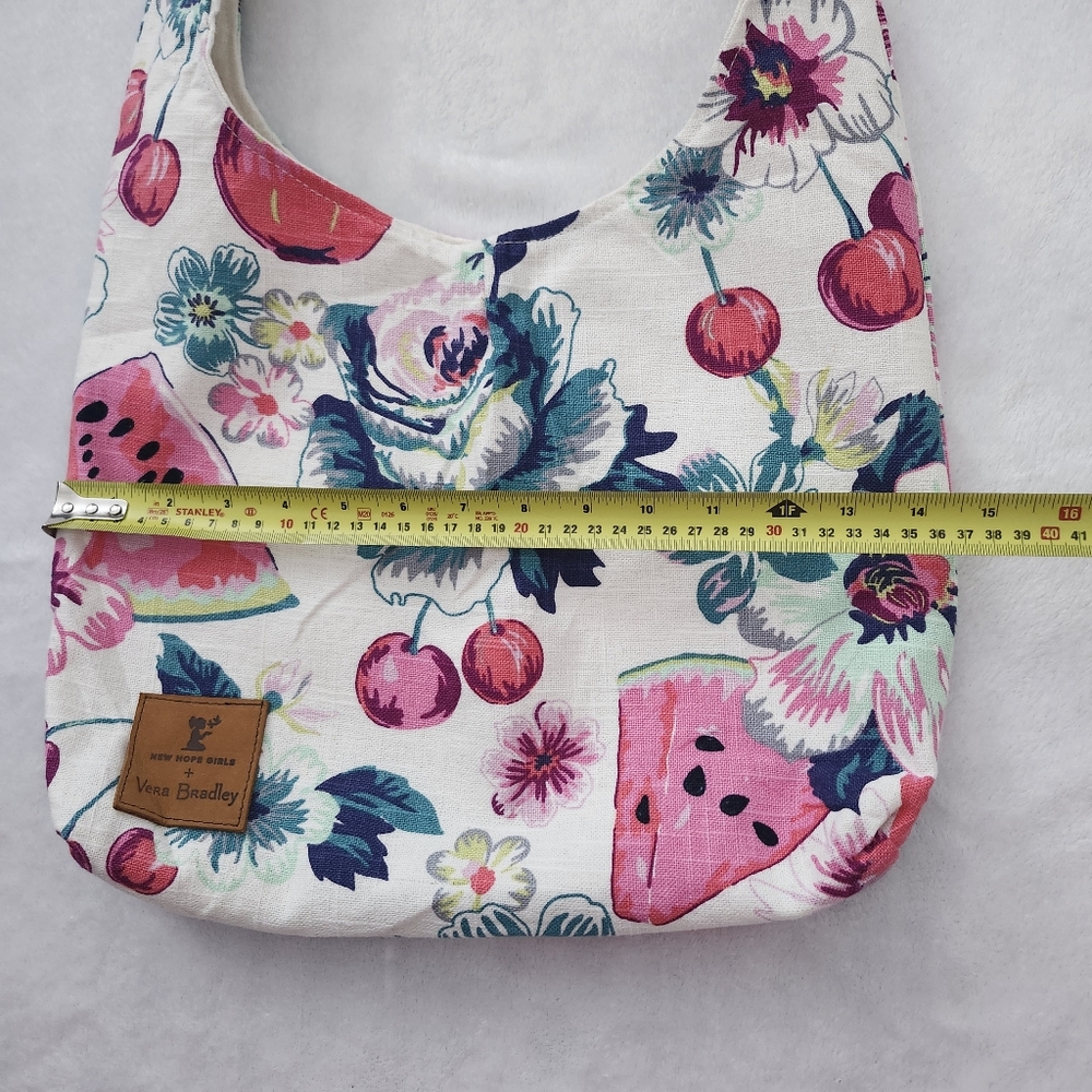 VERA BRADLEY New Hope Womens Floral Tropical Canvas Crossbody Bag NWT - Picture 6 of 9